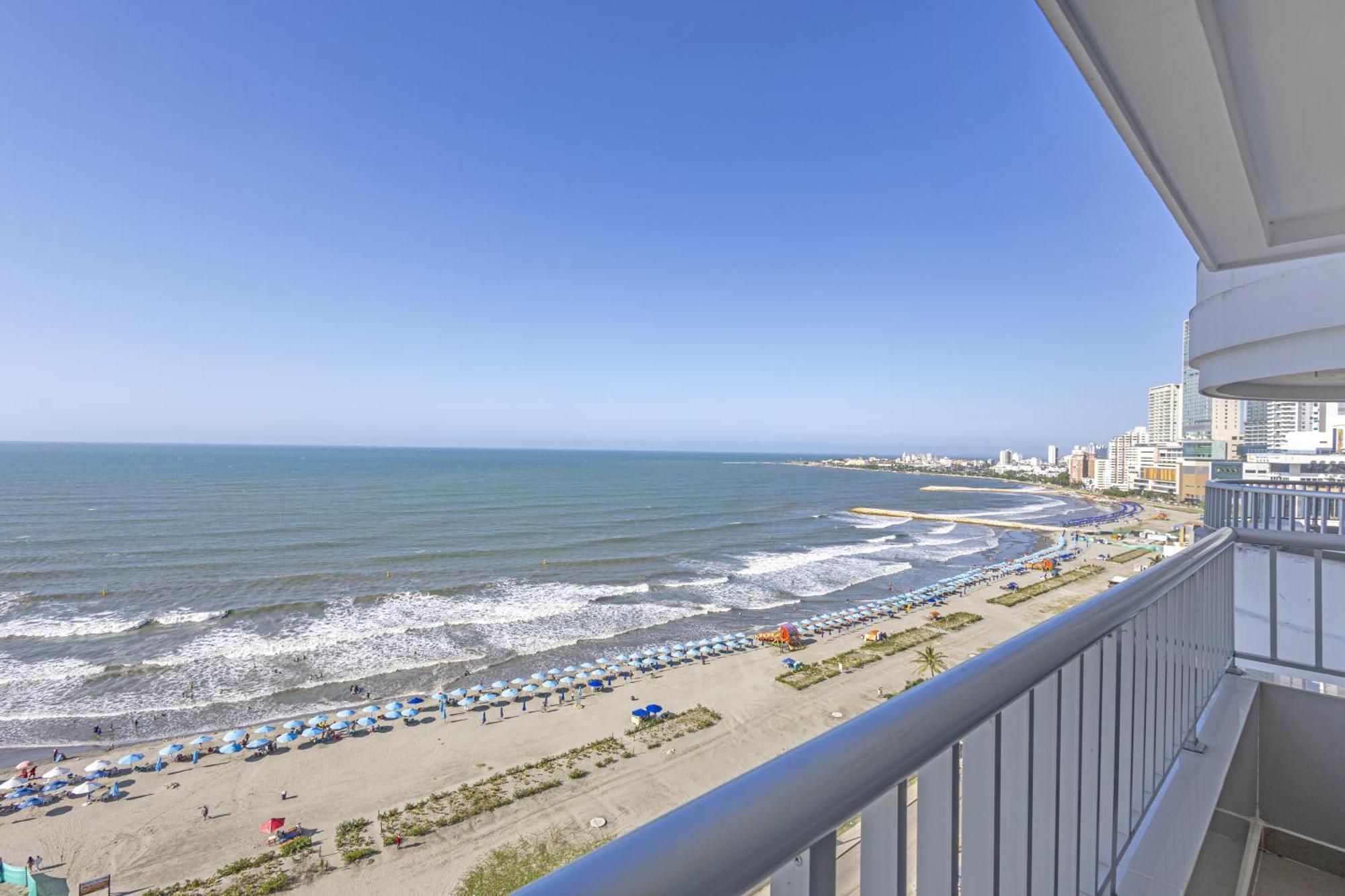 Bocagrande Summer - Primera Linea De Mar Apartamento
