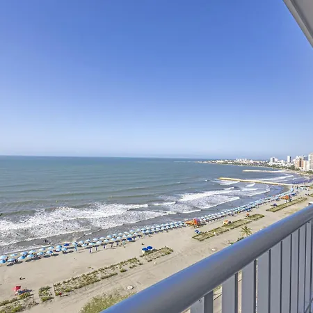 Bocagrande Summer - Primera Linea De Mar Apartamento